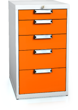 Unterbaublöcke UNI für Werkbänke 840 x 480 x 600 - 5x Schubladen